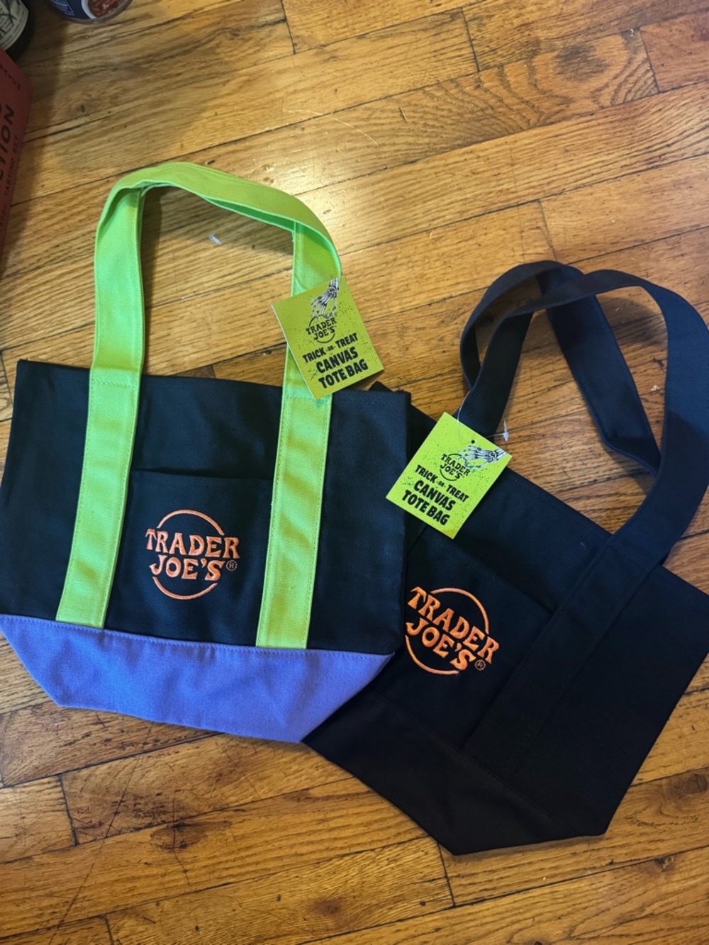 NWT Trader Joe’s Halloween Mini Tote Bag Set